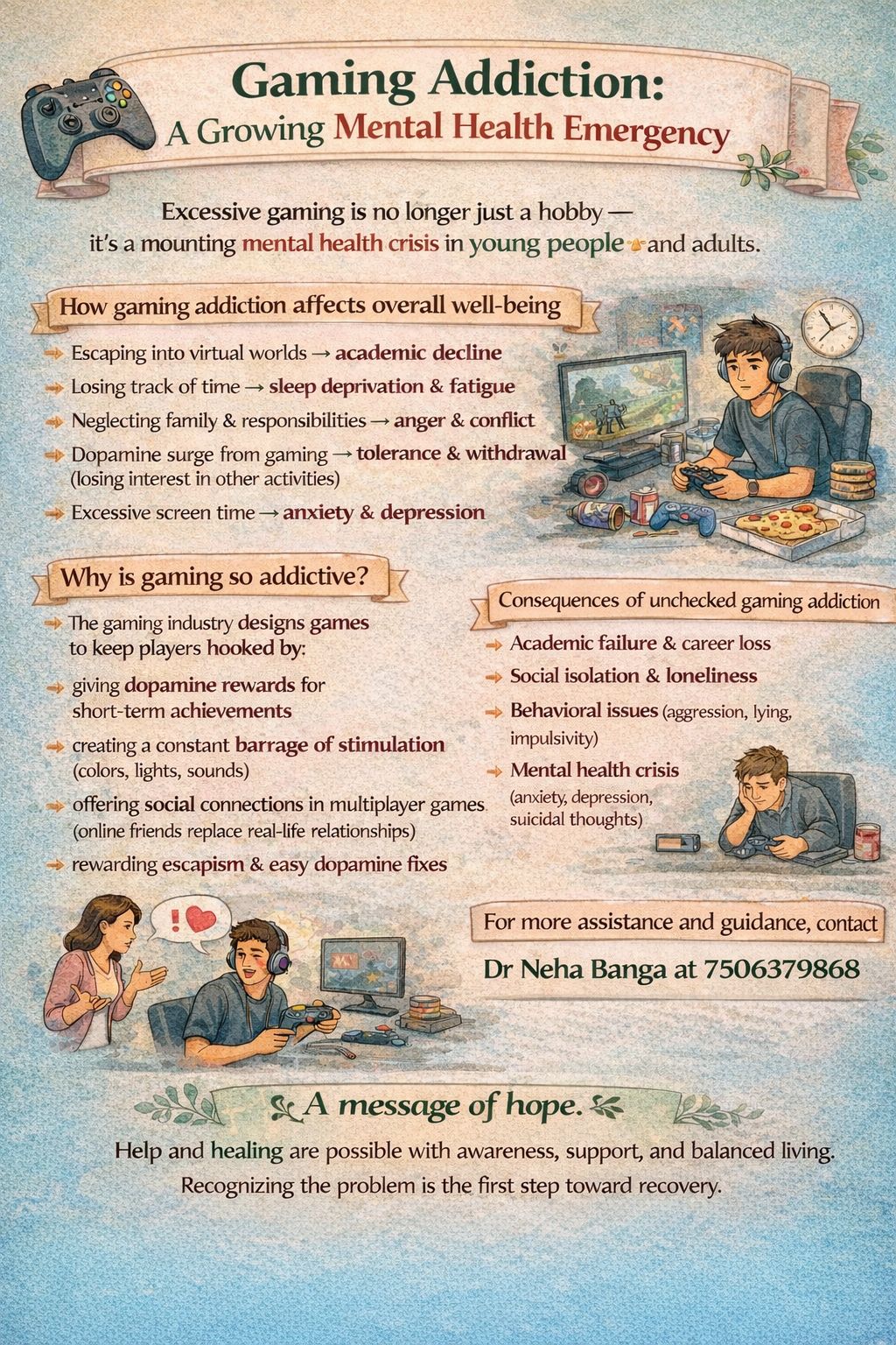 Gaming Addiction and Mental Health Awareness